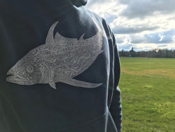 Heavyweight Albacore Hoodie - Slate Blue