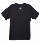 Mens Leighton Blackwell's Cabezon Tee Front Print- Black