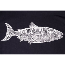 Sale Mens Salmon Tee - Black