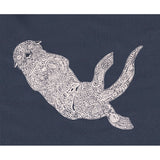 Ladies Sea Otter V Neck - Indigo