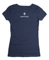 Ladies Leighton Blackwell's Cabezon V Neck - Indigo