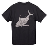 Mens Albacore Tee - Black Front print