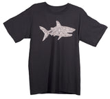 Sale Mens Shark Tee - Black
