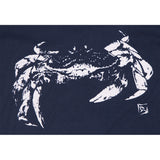 Ladies V Neck Crab - Midnight Navy