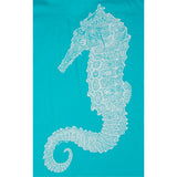 Ladies Seahorse V Neck - Tahitian Blue