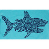 Sale Ladies V Neck Shark - Tahitian Blue