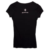 Ladies Nick Ingram's Lingcod Relaxed Fit V Neck - black