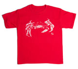 Youth Crab Tee Shirt - Red