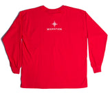 Youth Crab Long Sleeve Tee Shirt - Red